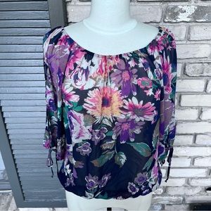 Sienna rose floral lightweight top small